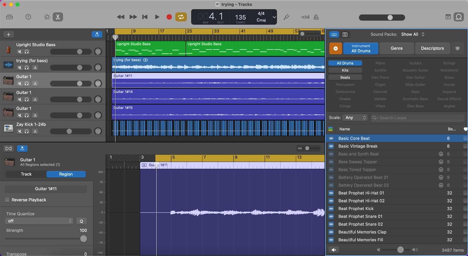 GarageBand Screenshot